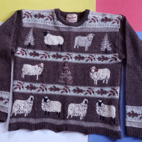 Woolrich Sweaters - Vintage RARE Woolrich Toffee Sheeps & Rams Sweater